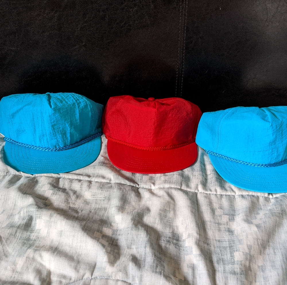 (3) Nylon Summer Hats